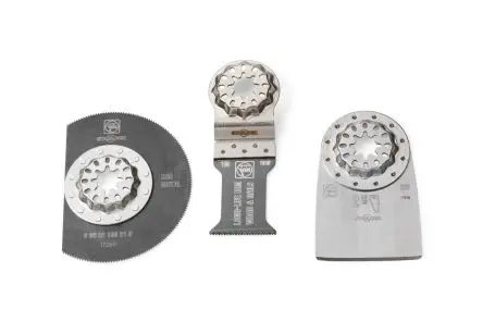 Produktfoto 1 von FEIN Multifunktionswerkzeug-Zubehör Starlock für Multifunktionswerkzeuge mit Sternverriegelung 3-Stk