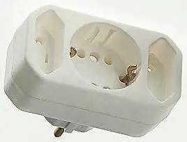 Produktfoto 1 von Kopp Adapter Europa Europa Adapter, Europäischer Adapter auf Europäisch 16A