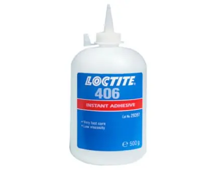 Produktfoto 1 von Loctite Loctite 406 Klebend Cyanacrylat Flüssig Klar, Flasche 500 g