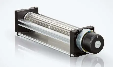 ebm-papst QG030 Zentrifugallüfter, Tangential, 24V dc, DC 47.5 mm, 51 dB 258mm, 4250 U/min 50 mm, Kugel