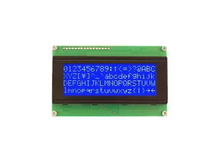 Produktfoto 1 von Midas Monochrom LCD, LCD LED Weiß 4 x 20, Hintergrund Weiß, Parallel Interface