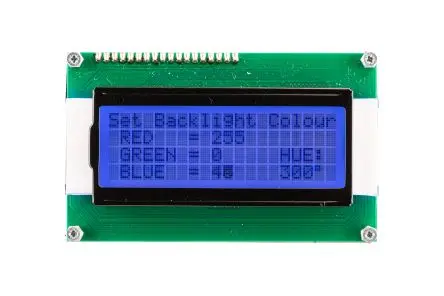 Produktfoto 1 von Midas Monochrom LCD, LCD LED 4 x 20, Hintergrund RGB, Schwarz, Parallel Interface