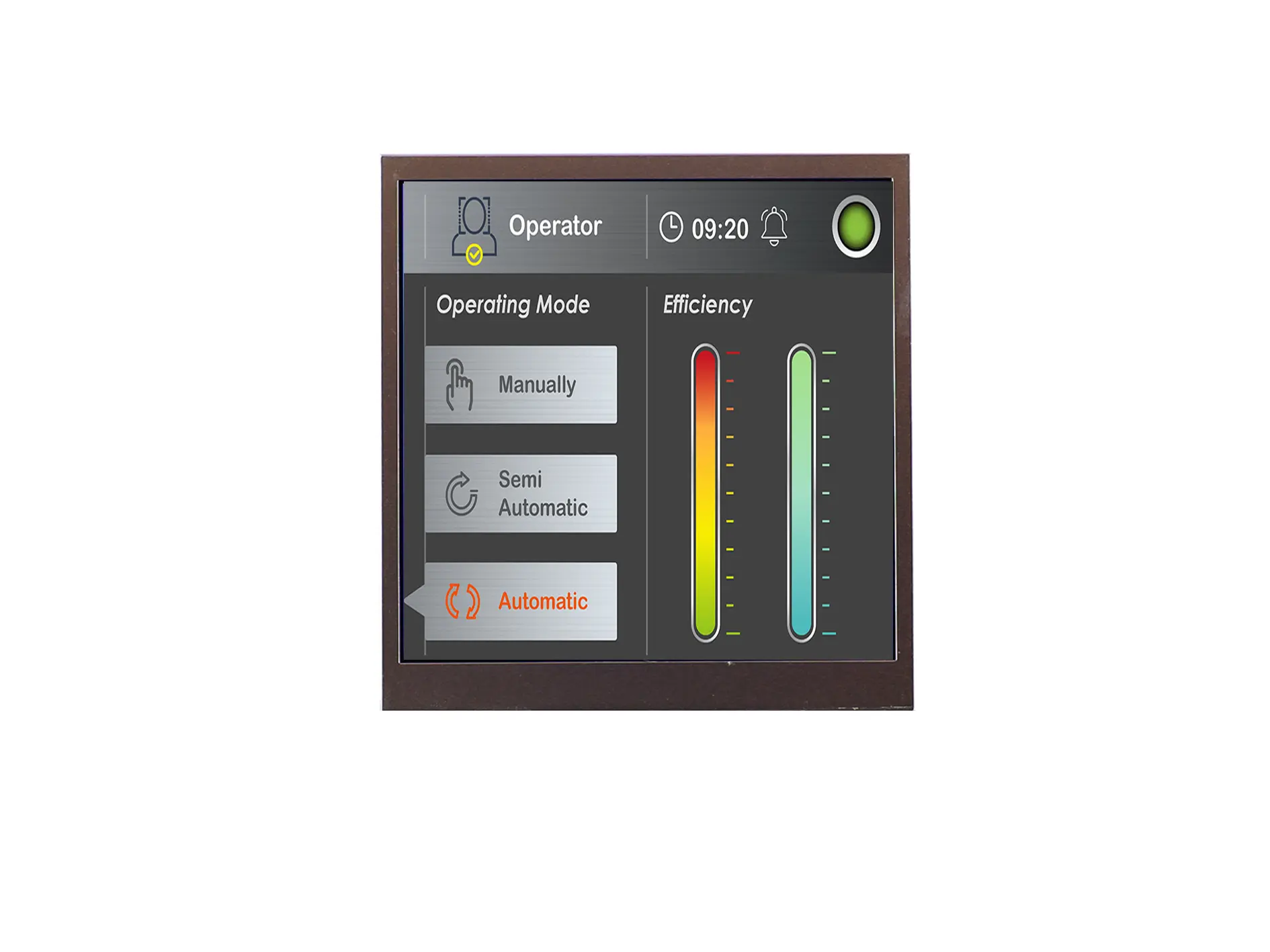 Produktfoto 1 von Midas Farb-LCD 4 in MIPI, 480 x 480 pixel, 71.856 x 70.176 mm LED