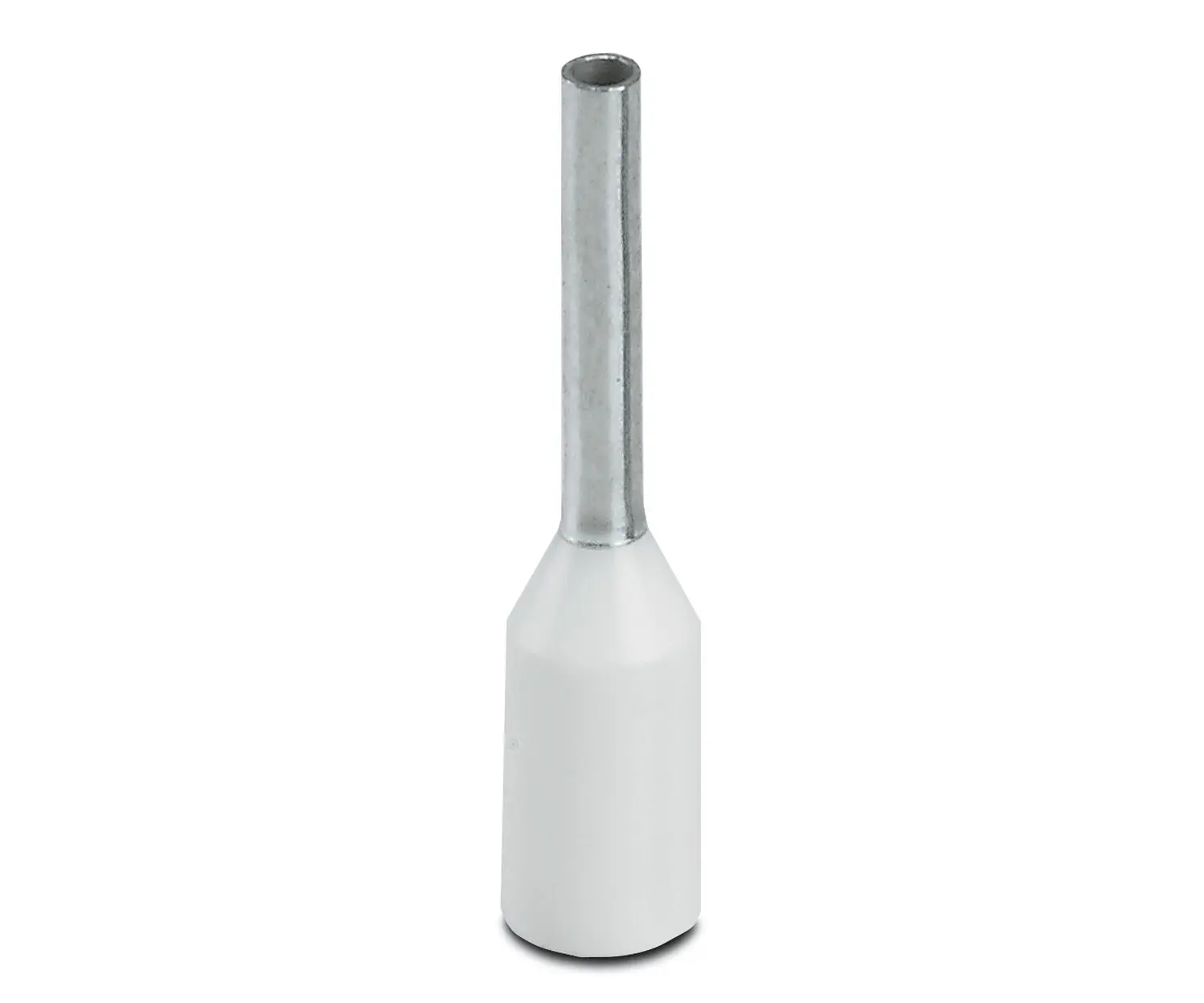 Produktfoto 1 von Phoenix Contact Aderendhülse, Stift ø 1.1 mm, Weiß, Kupfer, 13.5 mm, 13.5 mm, Isoliert, 20 AWG max.