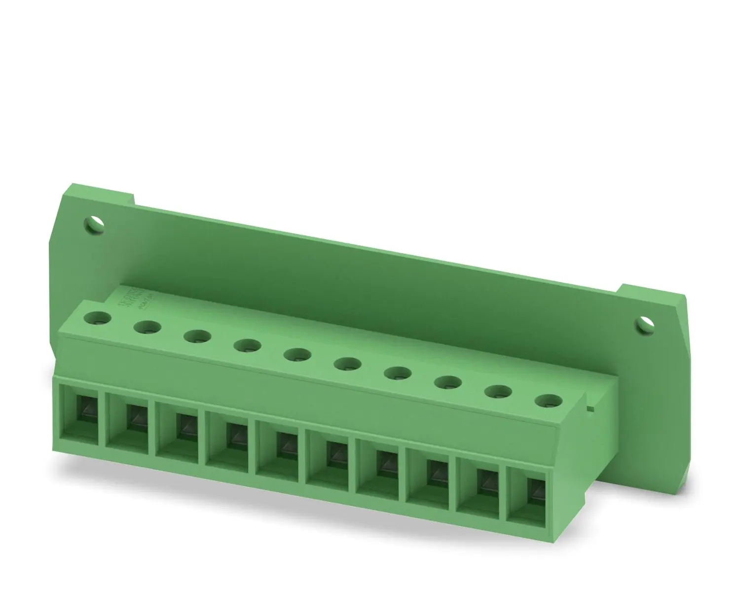 Produktfoto 1 von Phoenix Contact COMBICON PC Steckbarer Klemmenblock Durchkontaktierte Stiftleiste 10-Kontakte 7.62mm-Raster Gerade