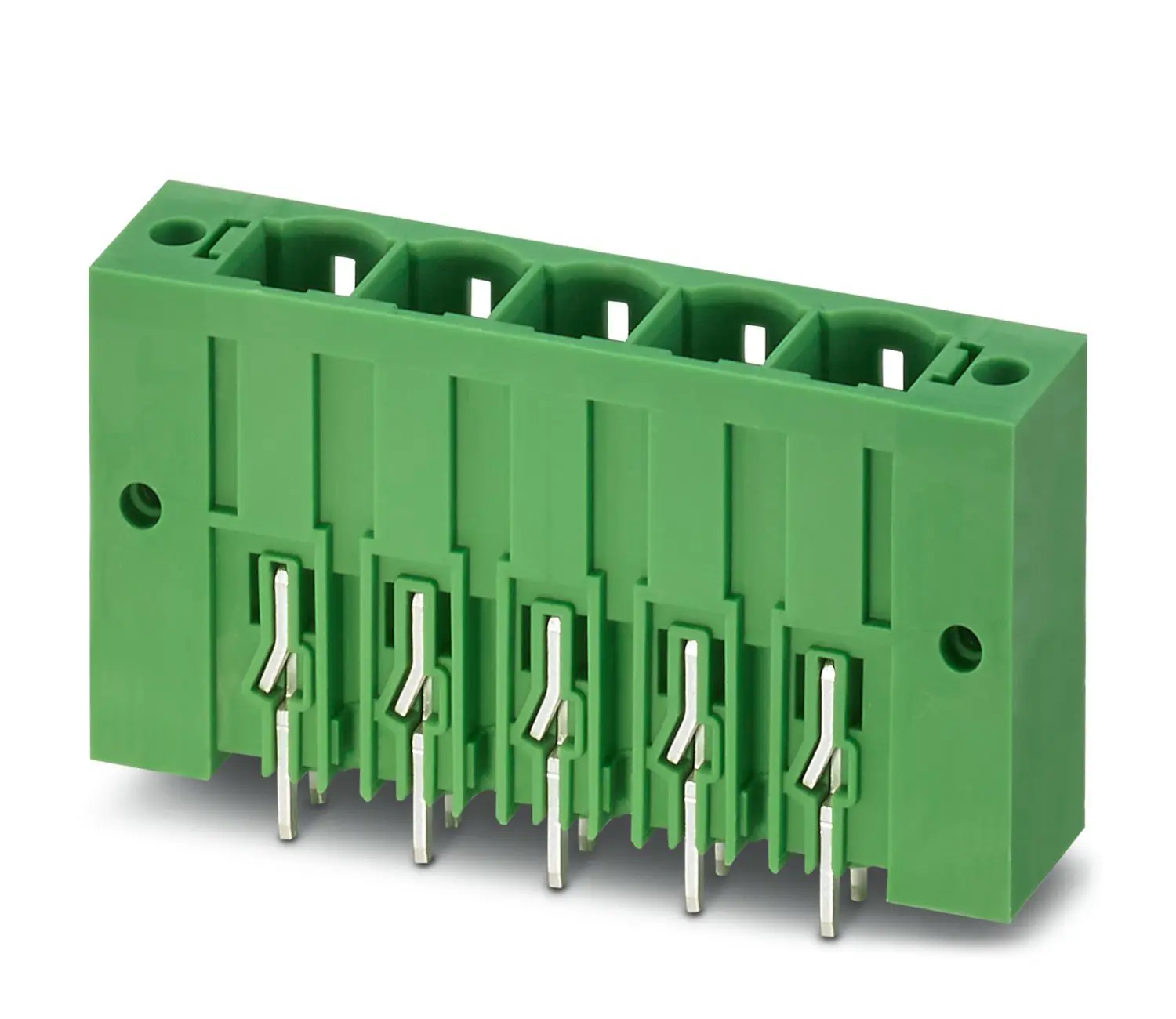 Produktfoto 1 von Phoenix Contact COMBICON PC Steckbarer Klemmenblock Header 4-Kontakte 10.16mm-Raster