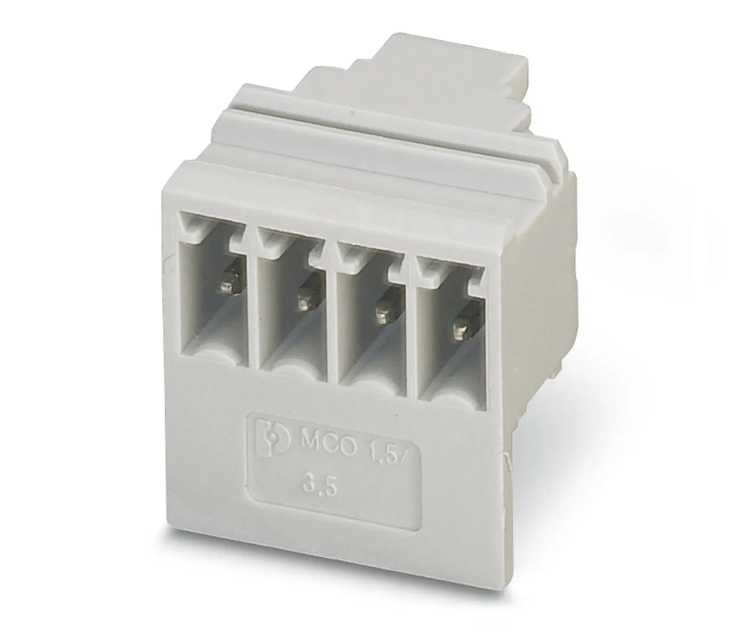 Produktfoto 1 von Phoenix Contact Steckbarer Klemmenblock Header 4-Kontakte 3.5mm-Raster