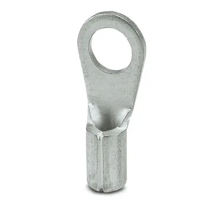 Produktfoto 1 von Phoenix Contact C-RC 1/M3 DIN 3240070 Ringkabelschuh, Unisoliert 20 AWG, Silber, aussen ø 32 mm, innen ø 3.2 mm, M3