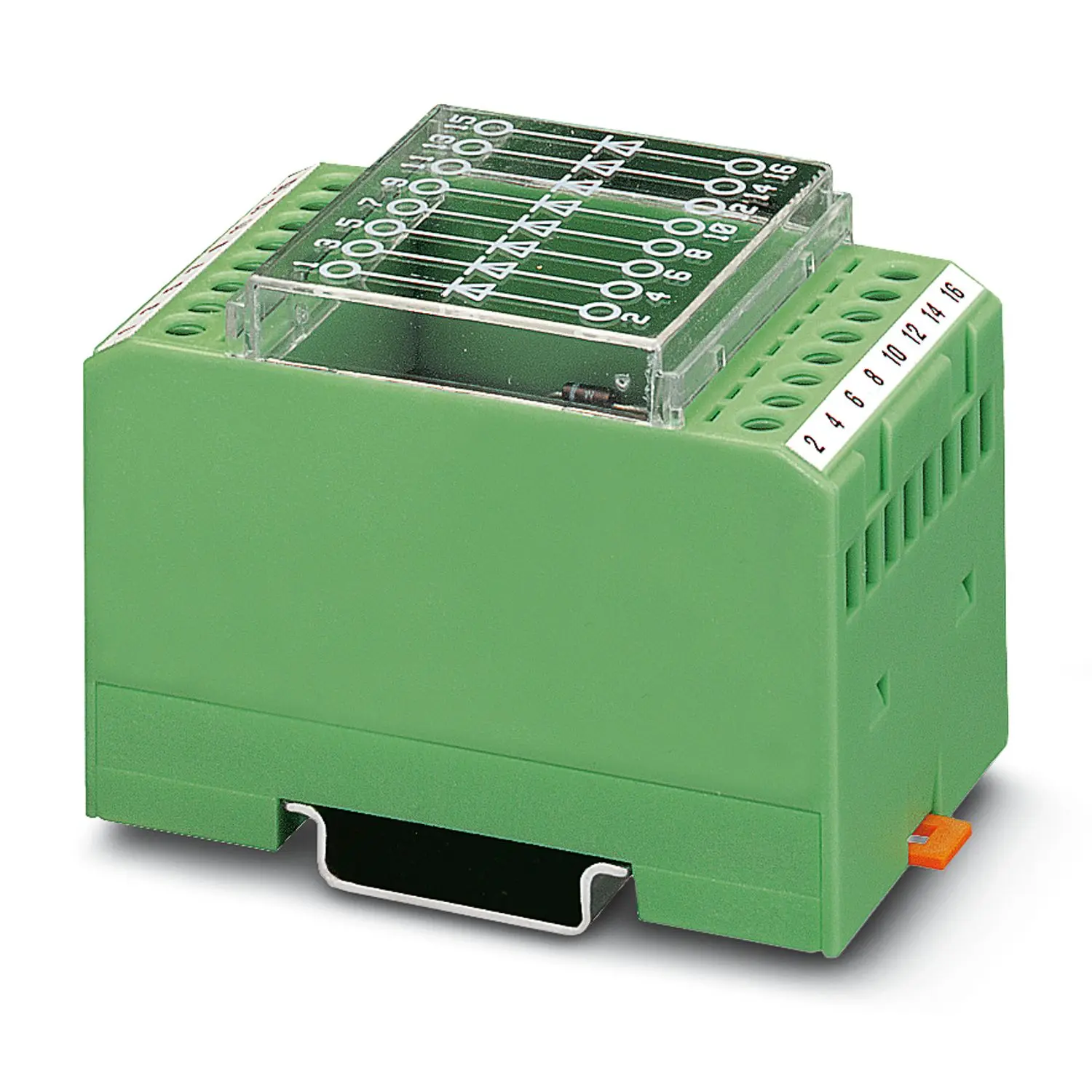 Produktfoto 1 von Phoenix Contact, Überspannungsschutzeinheit, 1300 V 0.005 mA DIN-Hutschiene EMG