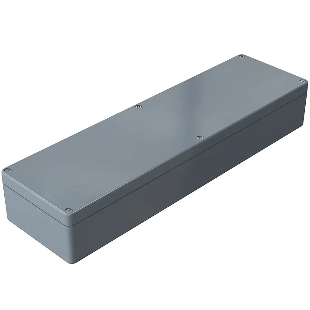 Produktfoto 1 von Rose 2165609; Gehäuse; Polyester; Eichhörnchengrau; IK09 IP66 Breite 560 mm Höhe 160 mm