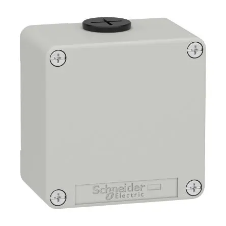 Produktfoto 1 von Schneider Electric Harmony; Gehäuse; Zinkdruckguss; IK07 IP66, IP69, IP65 Breite 80 mm Höhe 80 mm Länge 80 mm
