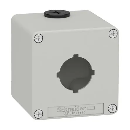 Produktfoto 1 von Schneider Electric Harmony; Gehäuse; Zinkdruckguss; IK07 IP65, IP66, IP69 Breite 80 mm Höhe 80 mm Länge 80 mm