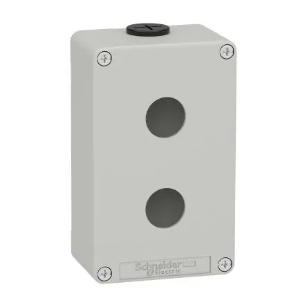 Produktfoto 1 von Schneider Electric Harmony; Gehäuse; Zinkdruckguss; Grau Geflanscht; IK07 IP65, IP66, IP69 Breite 80 mm Höhe 130 mm