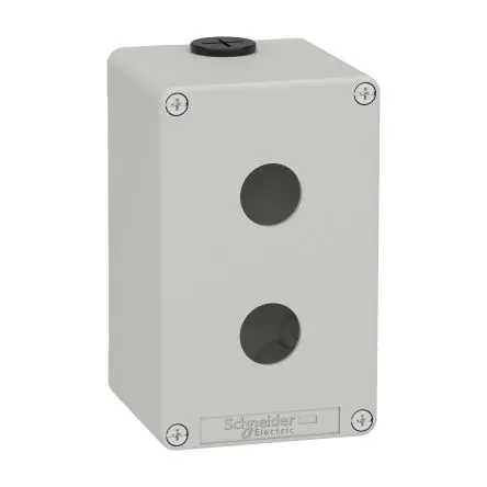 Produktfoto 1 von Schneider Electric Harmony; Universalgehäuse; Metall; Grau; IK07 IP65, IP66, IP69 Breite 80 mm Höhe 130 mm Länge 80 mm