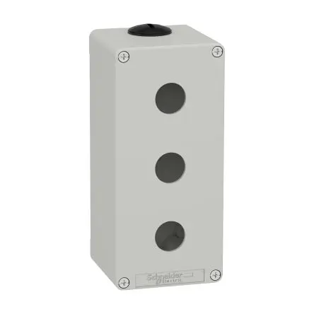 Produktfoto 1 von Schneider Electric Harmony; Universalgehäuse; Metall; Grau; IK07 IP65 Breite 80 mm Höhe 175 mm Länge 80 mm