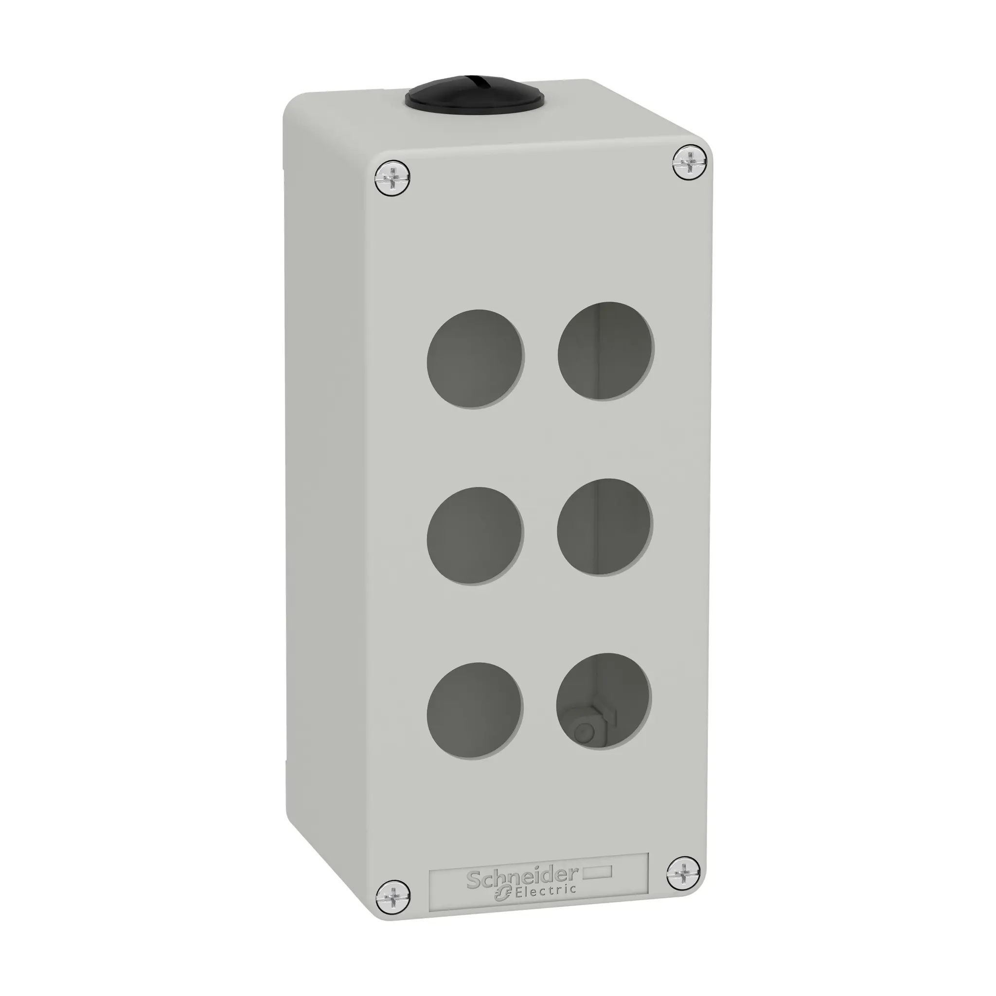 Produktfoto 1 von Schneider Electric Harmony XAP; Universalgehäuse; Metall; Grau; IK07 IP65 Breite 80 mm Höhe 175 mm Länge 80 mm