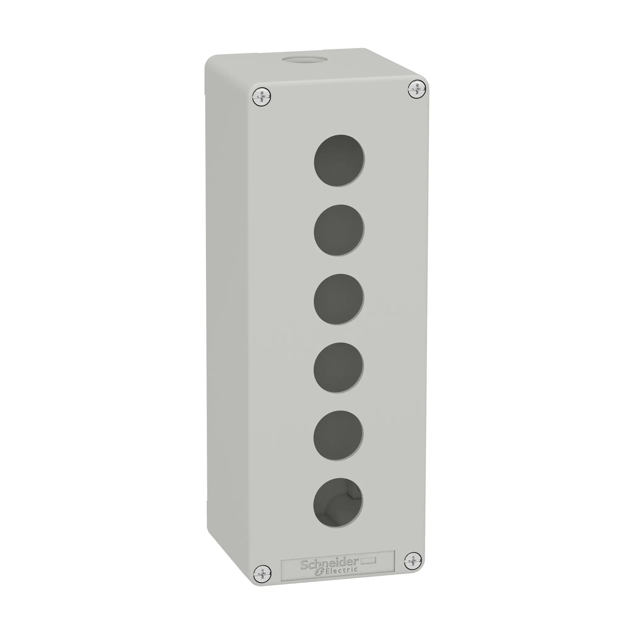 Produktfoto 1 von Schneider Electric Harmony XAP; Universalgehäuse; Metall; Grau; IK07 IP65 Breite 80 mm Höhe 220 mm Länge 80 mm