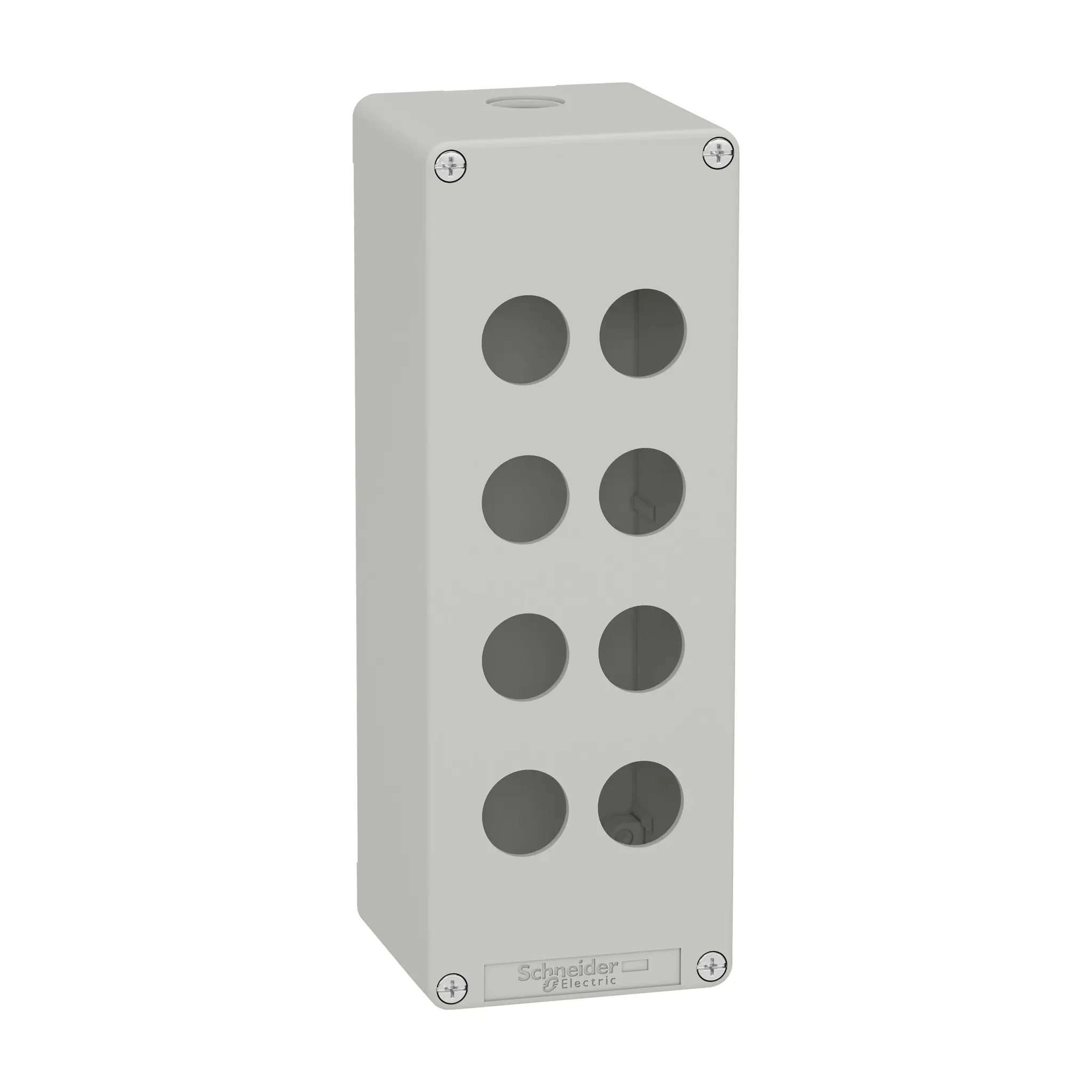 Produktfoto 1 von Schneider Electric Harmony XAP; Universalgehäuse; Metall; Grau; IK07 IP65 Breite 80 mm Höhe 220 mm Länge 80 mm