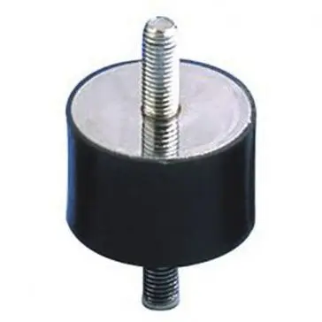 Produktfoto 1 von Paulstra Hutchinson Radiaflex Naturgummi Zylindrisch geformt Gummipuffer, Außen-/Außengewinde Puffer M6 35 daN, Ø 100 mm
