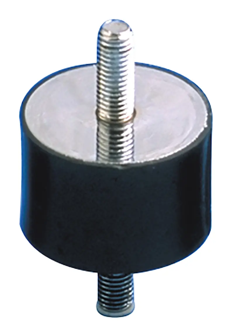 Paulstra Hutchinson Gummi Vibrationsdämpfer, Außen-/Außengewinde Puffer M10, Ø 60mm x 25mm