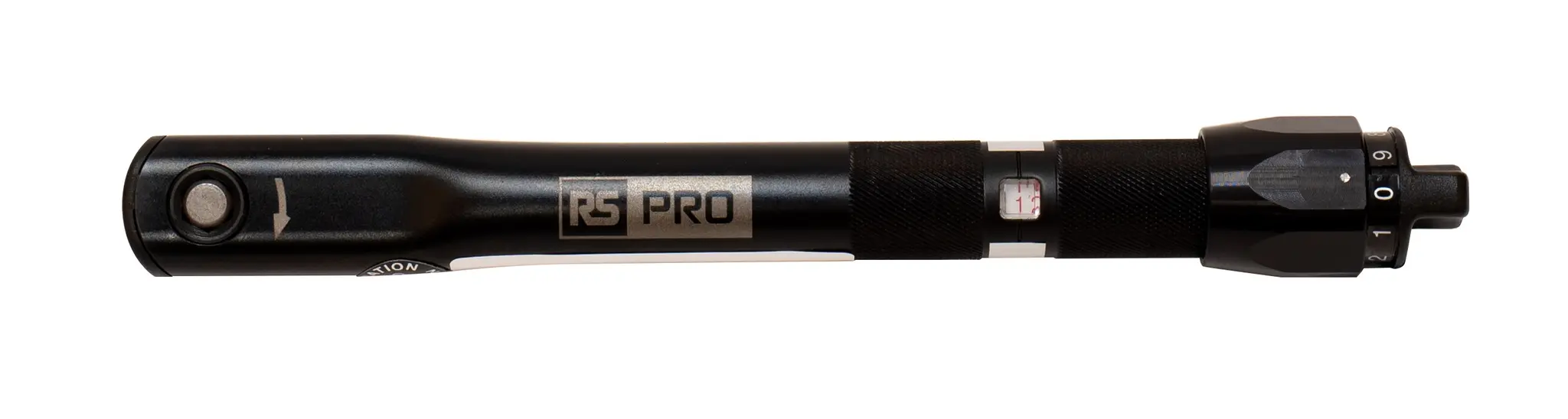 Produktfoto 1 von RS PRO 1/4 in Klick-Drehmomentschlüssel Sechskant 1 To 5 Nm, Länge 168 mm, ±6 %