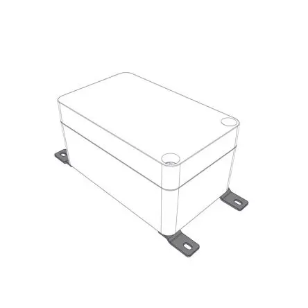 Rose Montageplatte, für Mini-Polyglas-Gehäuse