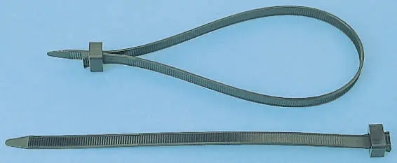 Produktfoto 1 von HellermannTyton CT375 Nylon 6.6 Kabelbinder Nicht lösbar Schwarz 7.6 mm x 375 mm