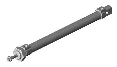 Produktfoto 1 von EMERSON – AVENTICS MNI Pneumatikzylinder 100 mm Doppeltwirkend, Bohrung Ø 10 mm