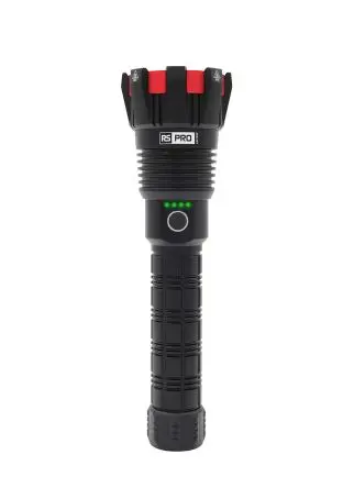 Produktfoto 1 von RS PRO Wiederaufladbar Taschenlampe LED Rot, Schwarz, 15000 lm / RSPRO-F62R, 274.5 mm