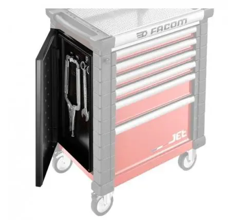 Produktfoto 1 von Facom Stahl Werkzeugschrank, Typ Werkzeugschrank 6 Schubladen mit Rädern, 750.0 mm x 380mm x 750 mm