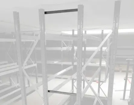 Produktfoto 1 von Manorga Aufbewahrungsregal Typ Stapelgestell aus Stahl in Galvanisiert, 4500 kg, 100 mm x 100mm