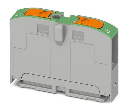 Produktfoto 1 von Phoenix Contact PTVFIX Verteilerblock 24A Grün 2-polig