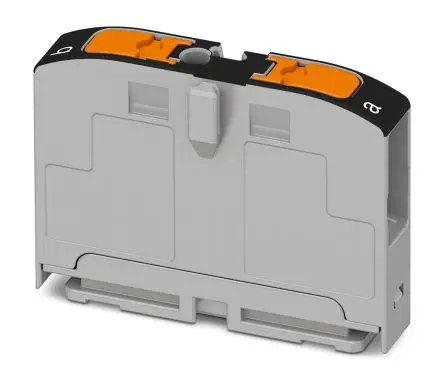 Produktfoto 1 von Phoenix Contact PTVFIX Verteilerblock 24A Schwarz 2-polig