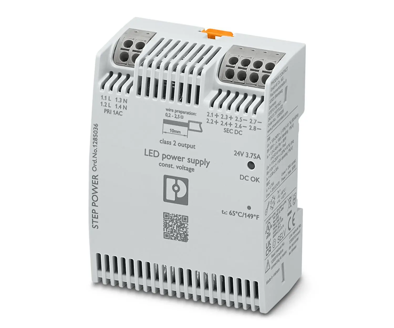 Produktfoto 1 von Phoenix Contact Schaltnetzteil, 24V dc / 3.75A 4-Kanal 100 → 240V ac