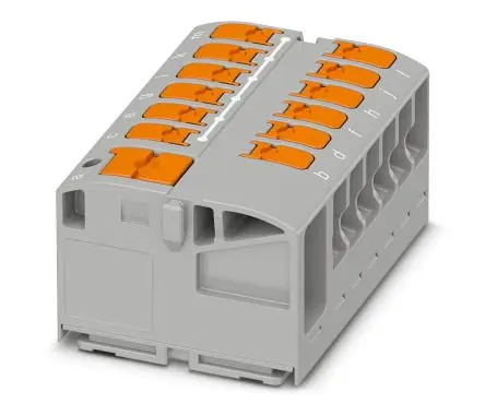 Produktfoto 1 von Phoenix Contact Verteilerblock 13-polig / 450V 24A, Polyamid Schwarz