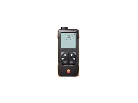 Produktfoto 1 von Testo Digitales Thermometer, 110, Temperaturfühler, 1 bis 800 °C, Messelement Typ NTC, Pt100