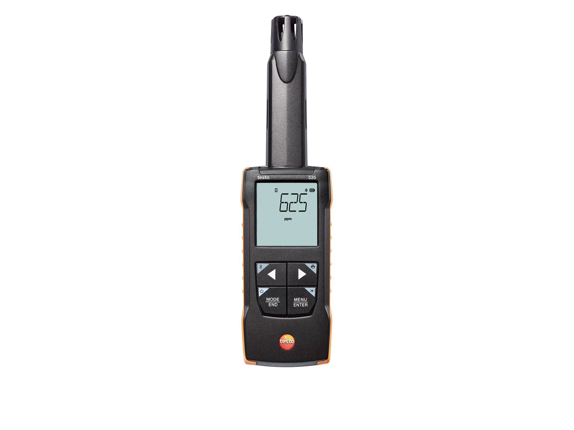 Produktfoto 1 von Testo 535 Datenloggerfunktion Digital CO2-Sensor 50 °C, CO2 bis 10 ppm, bis 50 °C, Batterie-betrieben