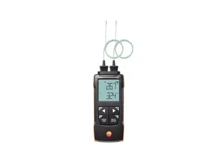 Produktfoto 1 von Testo Digitales Thermometer, 922, Differenzial, 2 bis 1000 °C, Messelement Typ K