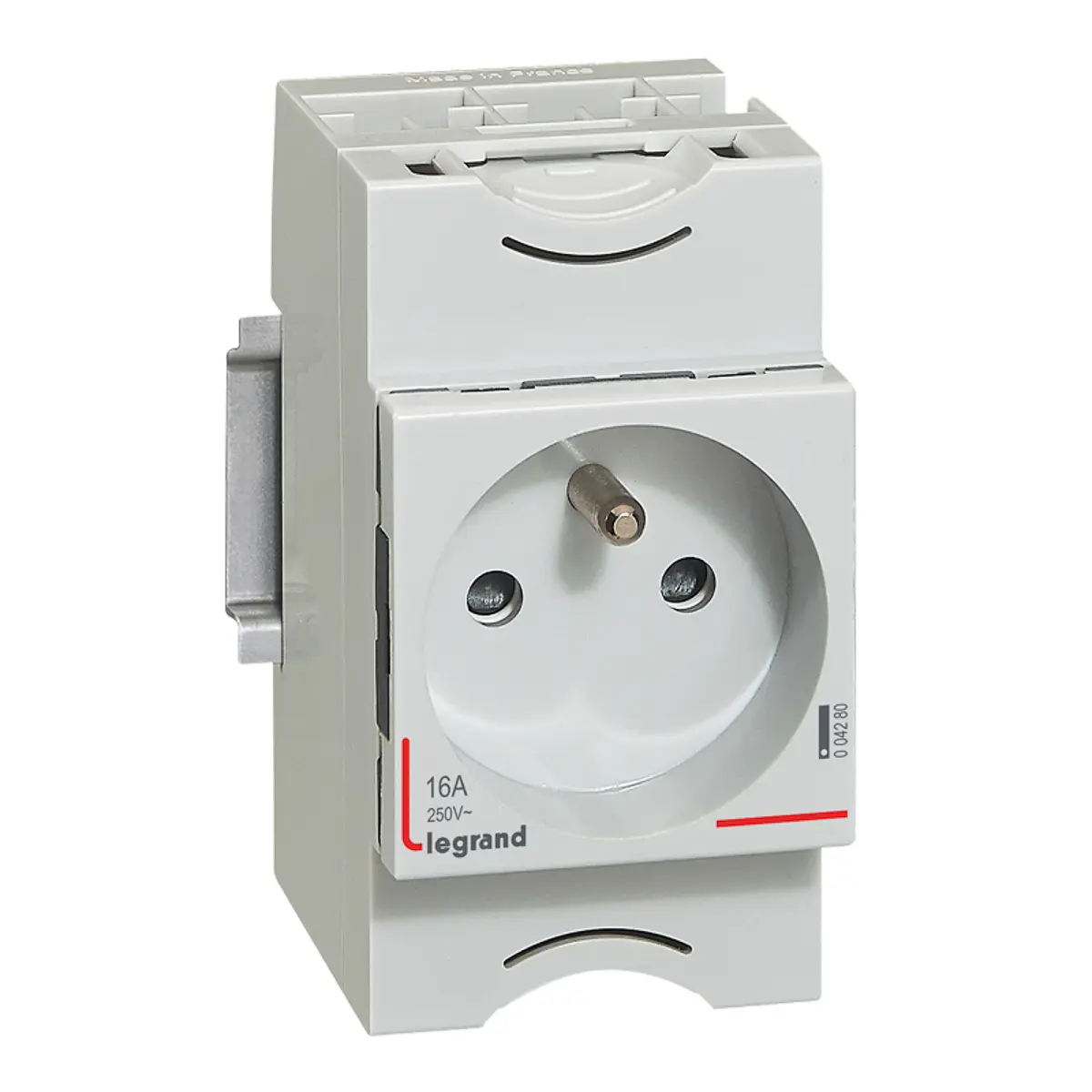 Produktfoto 1 von Legrand Box für DIN-Schienengehäuse 84 mm, DIN-Hutschiene 6 mm, Weiß 45 mm, Serie DUOLINE