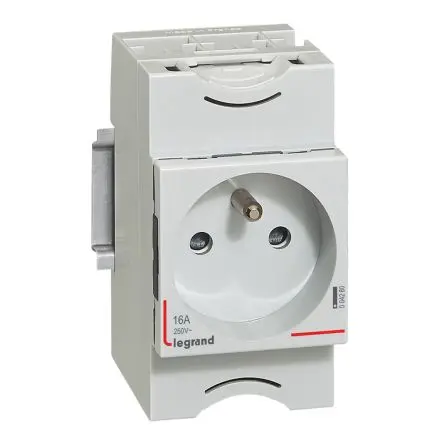 Produktfoto 1 von Legrand Box für DIN-Schienengehäuse 84 mm, DIN-Hutschiene 6 mm, Weiß 45mm, Serie DUOLINE