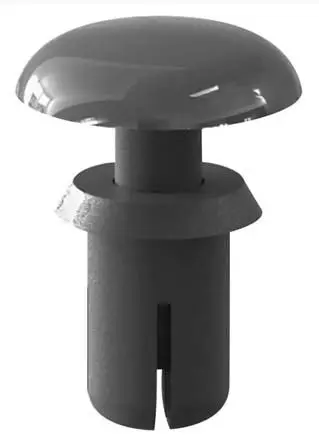 Produktfoto 1 von Essentra Schnappverschluss Niet, Ø 2.6 mm x 4.5 mm, Nylon, min. 2 mm, max. 3 mm