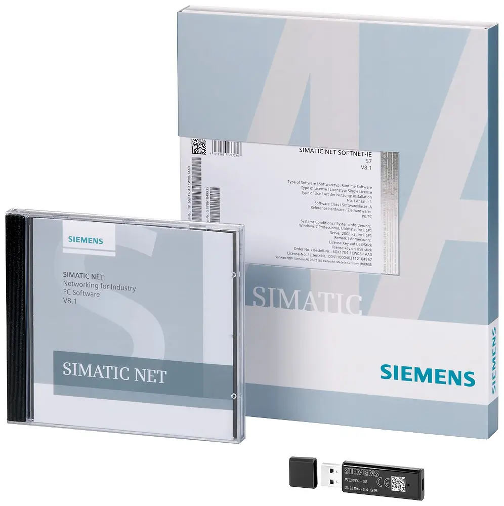 Produktfoto 1 von Siemens Software, Entwicklung und Betrieb Industrielles Ethernet SOFTNET-PG Linux, Windows