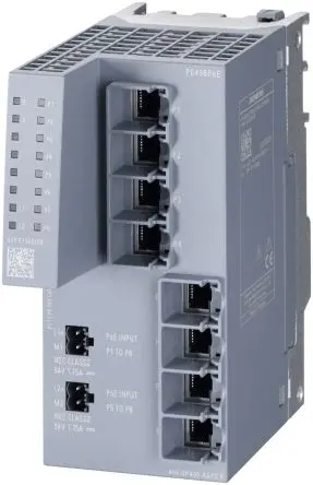 Produktfoto 1 von Siemens Ethernet-Switch 8-Port Managed Power Over Ethernet 1000Mbit/s