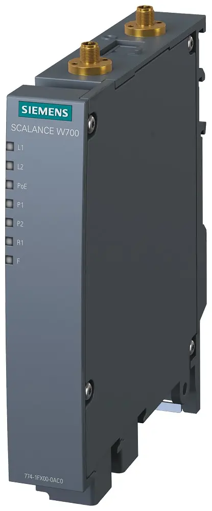 Produktfoto 1 von Siemens SCALANCE W774-1 Drahtloser Zugangspunkt, 300Mbps 2-Port 100Mbps 5 GHz 5GHz IEEE 802.11 a/b/g/n