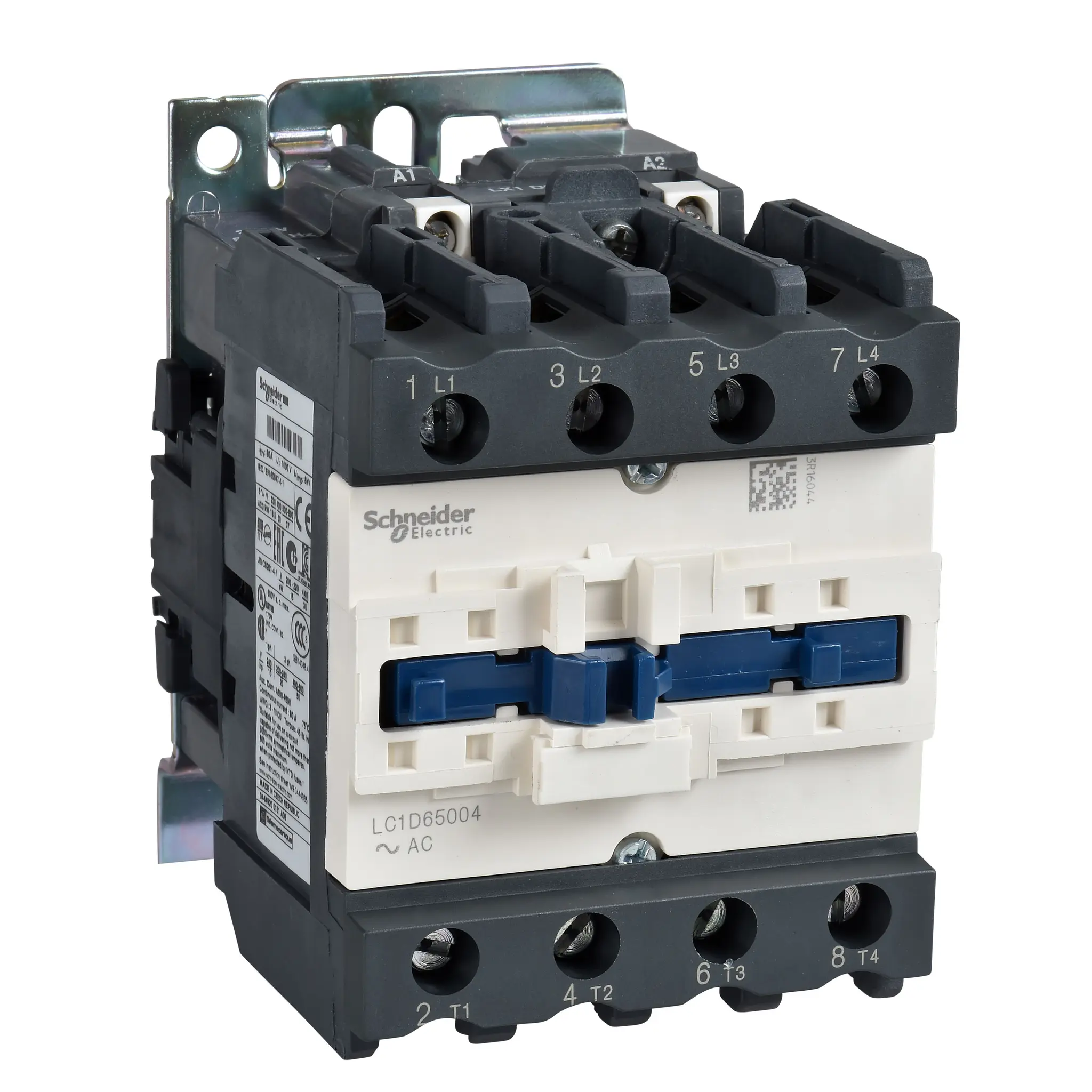 Produktfoto 1 von Schneider Electric LC1D Schütz 230 V ac-Spule, 3-polig, 440V / 80 A 1 Schließer/1 Öffner Wechslerkontakt