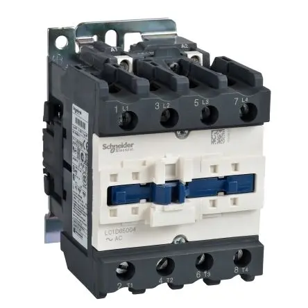 Produktfoto 1 von Schneider Electric TeSyS D Schütz 230V ac-Spule, 3-polig, 440V / 80 A 1 Schließer/1 Öffner Widerstandsbelastung