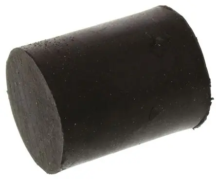 Produktfoto 1 von FIBET Fibet Naturgummi Zylindrisch Gummipuffer, Innengewinde-Puffer M5 17.2 daN, Ø 16 mm x 20 mm, 45 IRHD / bis 4.3 daN