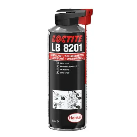Produktfoto 1 von Loctite Loctite LB 8201 Schmiermittel Mehrzweckschmiermittel, Zerstäuber 400 ml