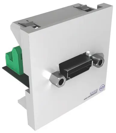 Produktfoto 1 von S2CEB HDMI-Stecker 45 mm Buchse