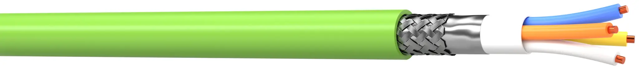 Produktfoto 1 von AXINDUS Cat.5 Ethernet-Kabel, 100 m, Grün Abgeschirmt Geschirmt, Polyvinylchlorid